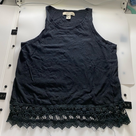 Atmosphere navy tank top with croquet bottom - Picture 2 of 4